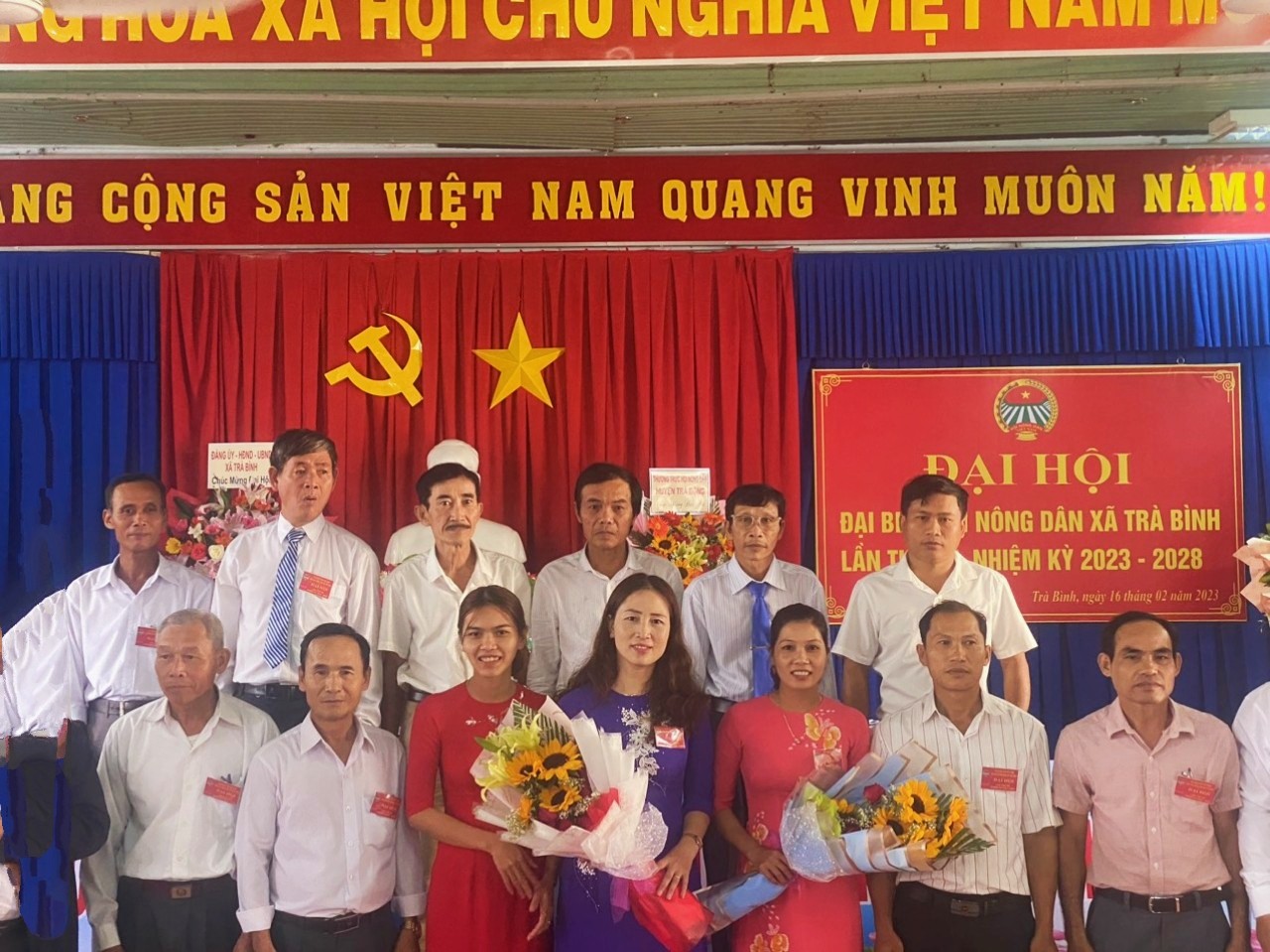 Hội Nông dân (HND) xã Trà Bình đã tổ chức Đại hội đại biểu nhiệm kỳ 2023-2028